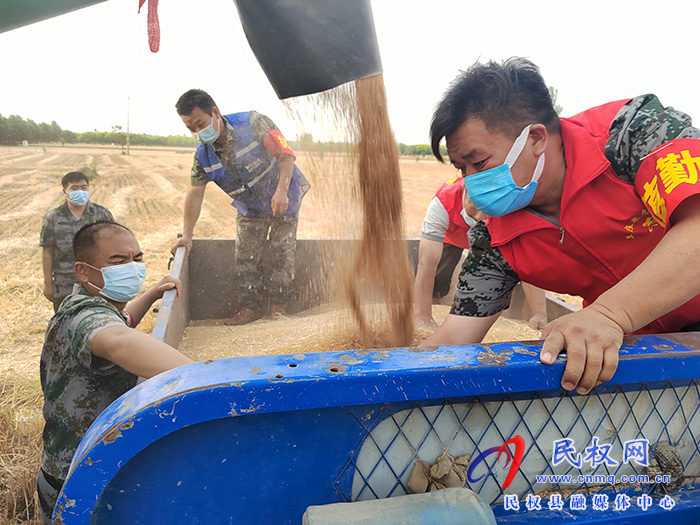 民權(quán)王莊寨鎮(zhèn)：“綠紅藍(lán)”三支服務(wù)隊(duì)  奏響“三夏”新樂章