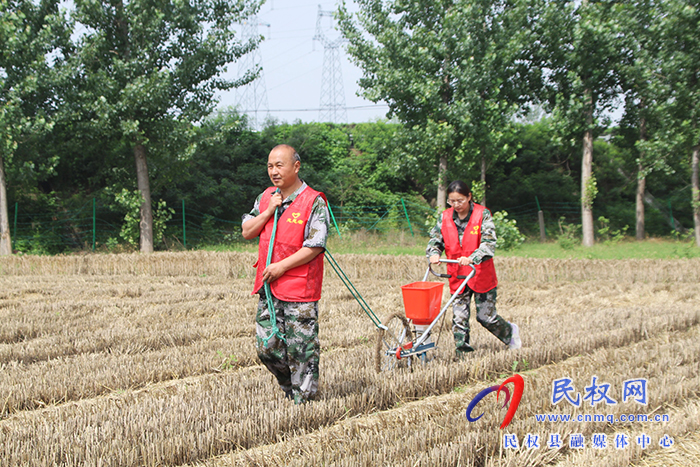 花園鄉(xiāng)：三夏幫扶隊(duì)  活躍在田間